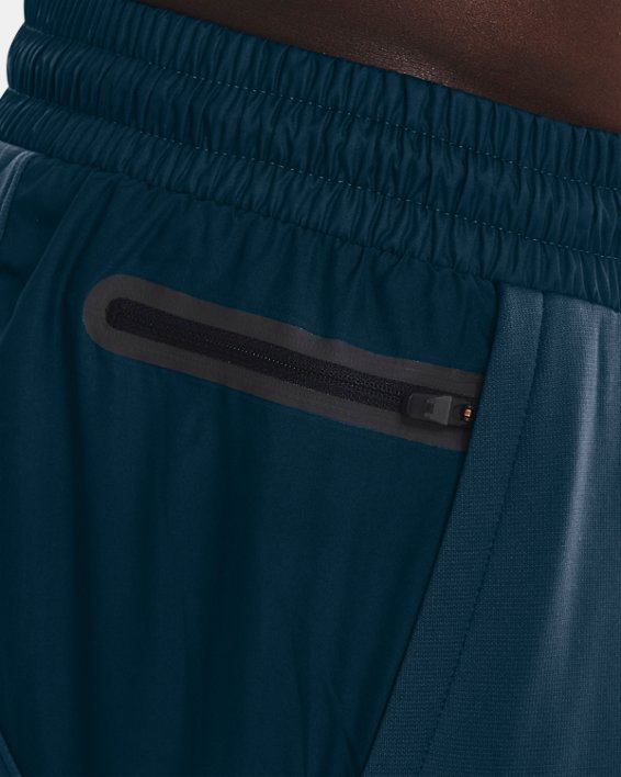 Men's Armour Fleece® Storm Pants, Blue, pdpMainDesktop image number 3